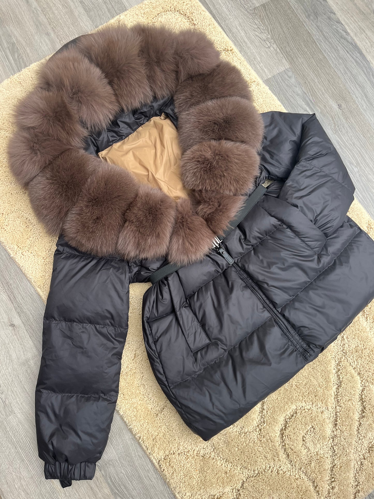 PRE ORDER Fox Fur Short Style Coat