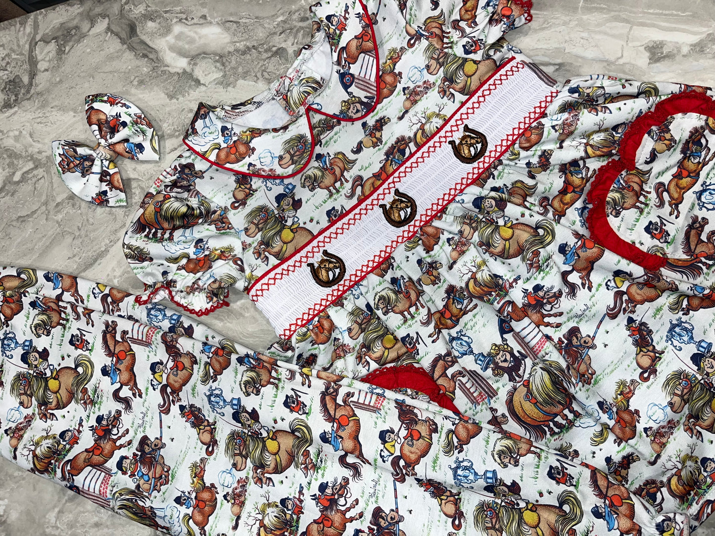 Pony Smocked Pyjamas