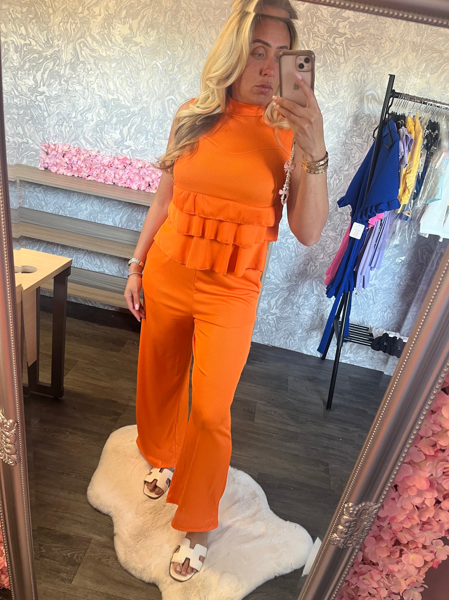 Frilly Waist 2 Piece Set