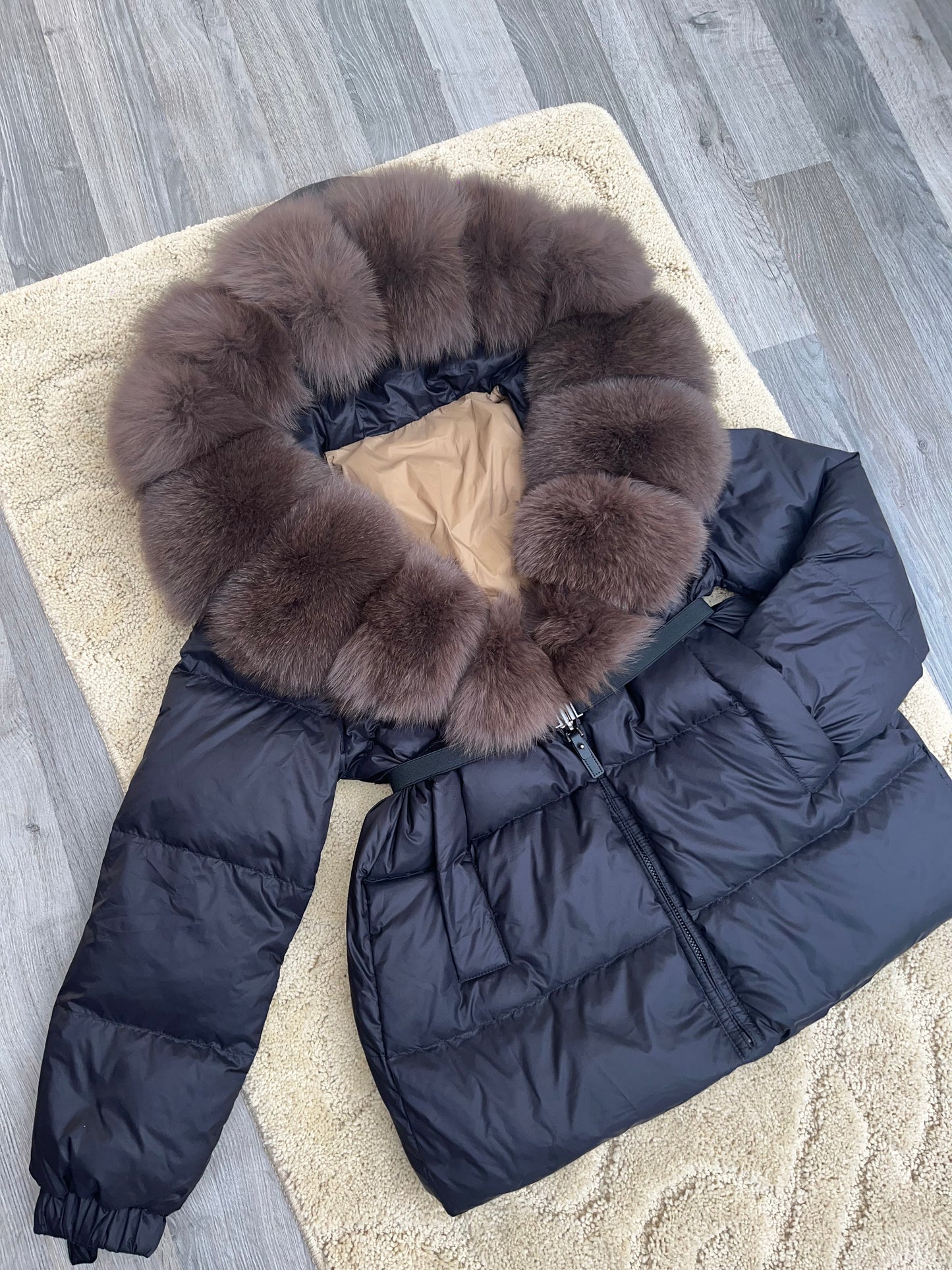 PRE ORDER Fox Fur Short Style Coat