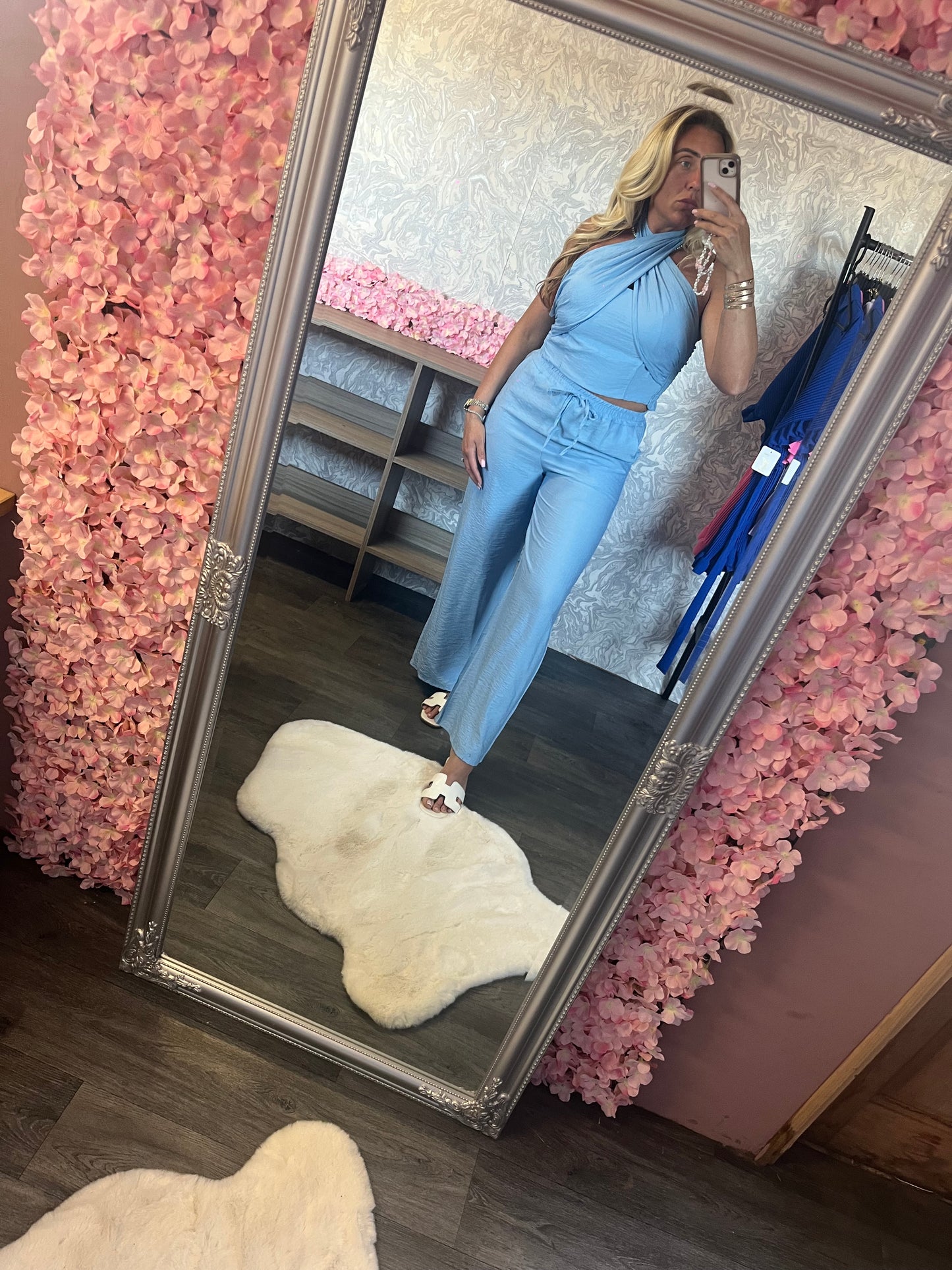 Linen Halter Neck 2 Piece Set