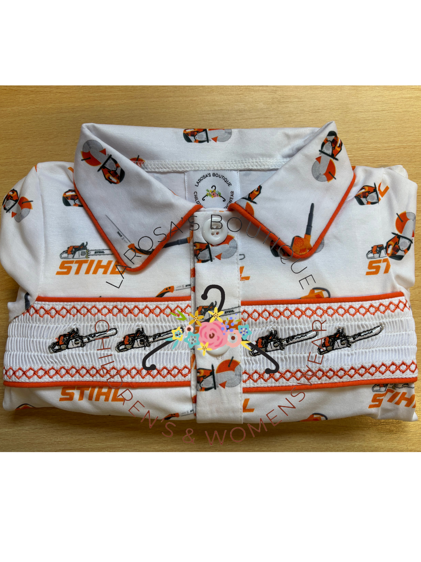 Boys STIHL Smocked Pyjamas