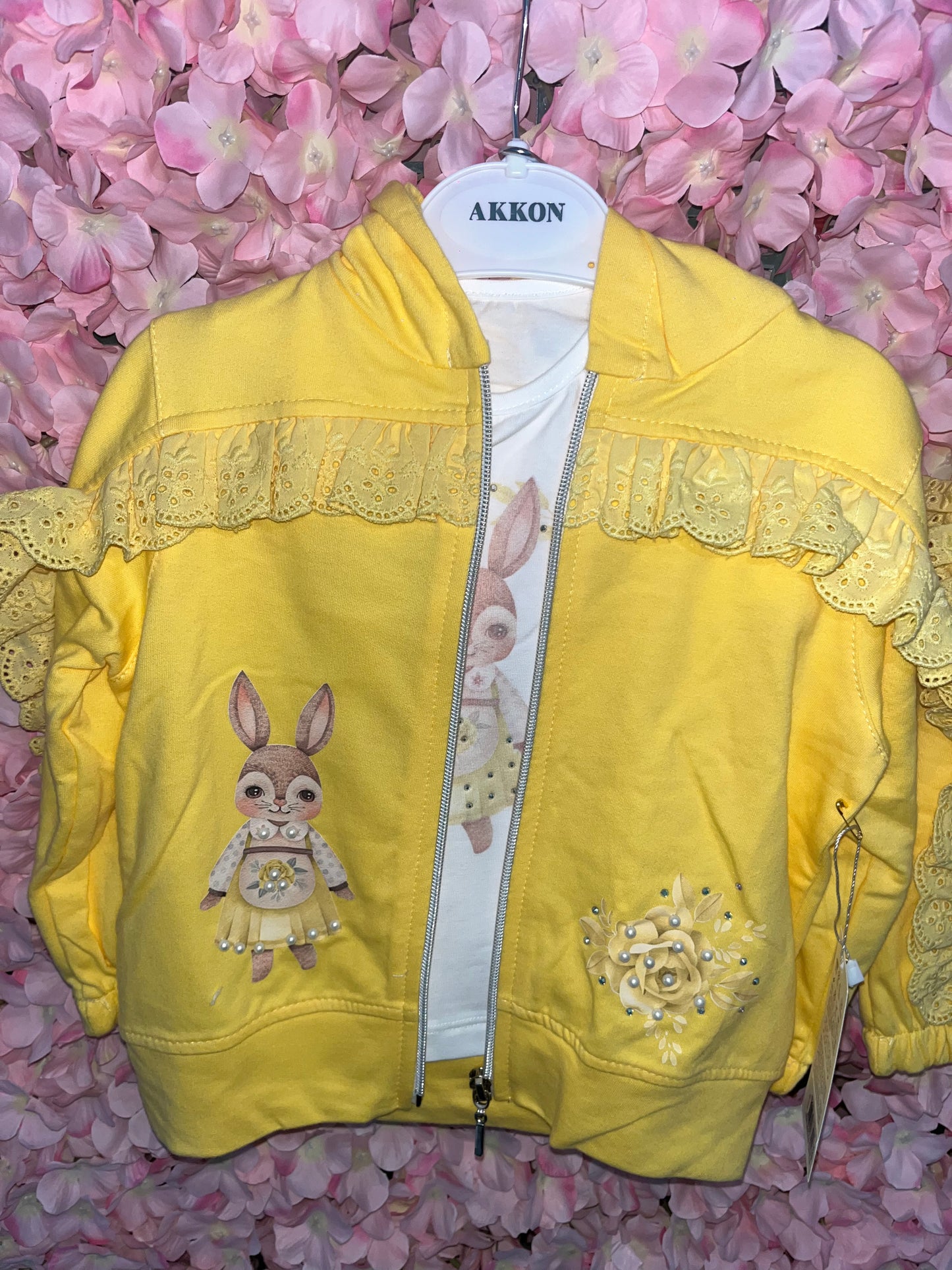 Yellow 3 Piece Tracksuit