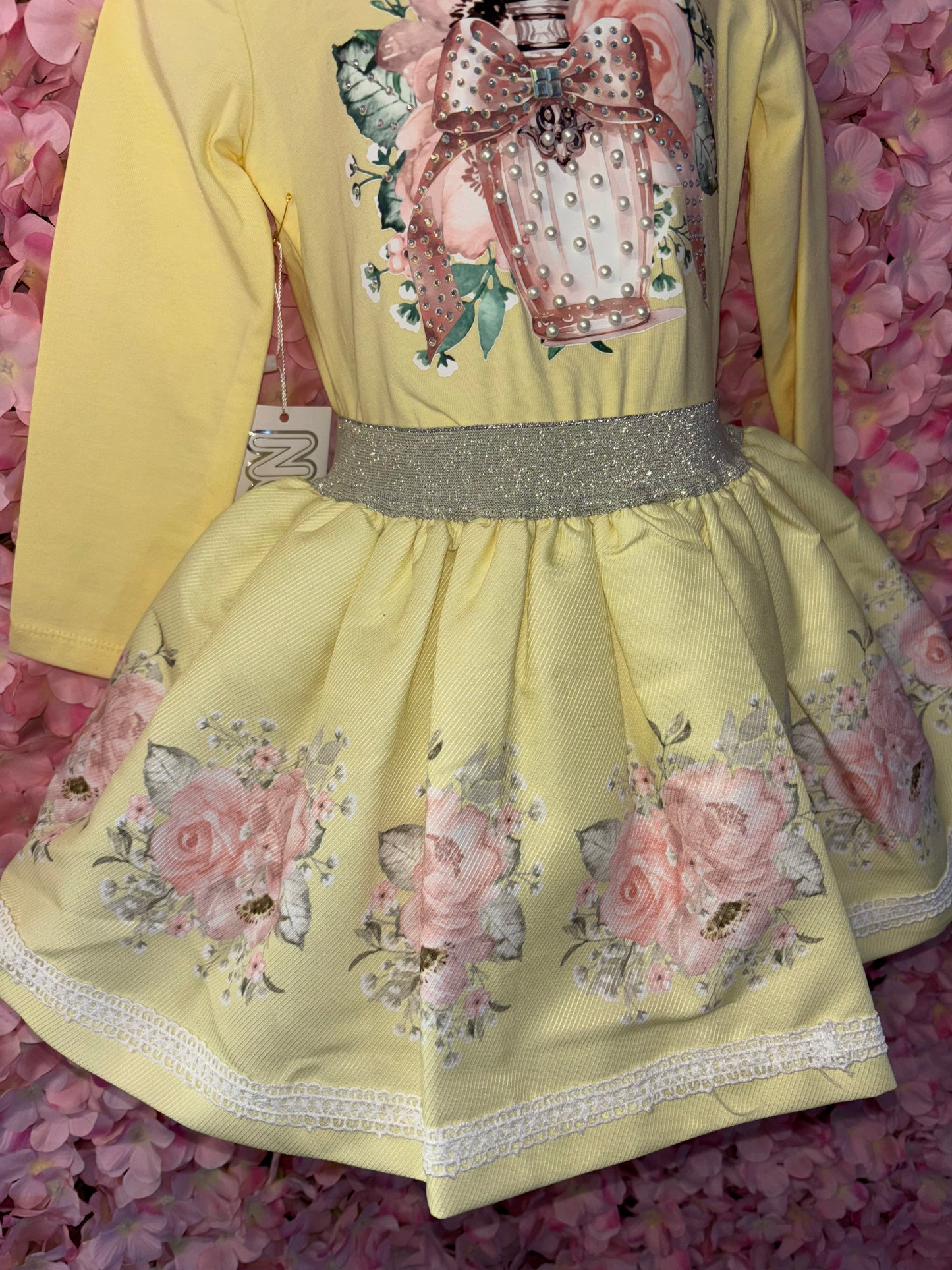 Perfume Bottle Skirt & Top Set