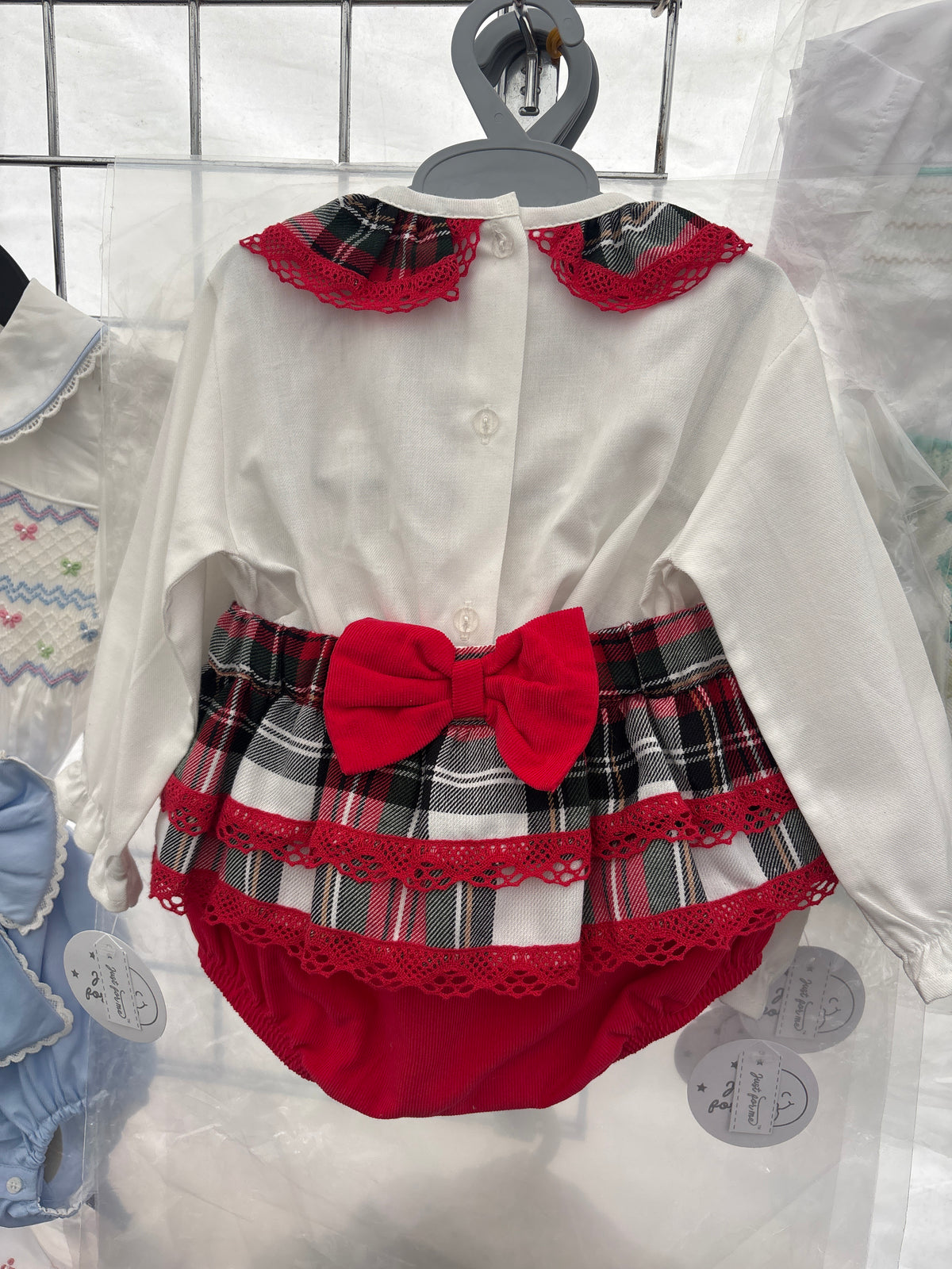 Tartan Christmas Romper Set