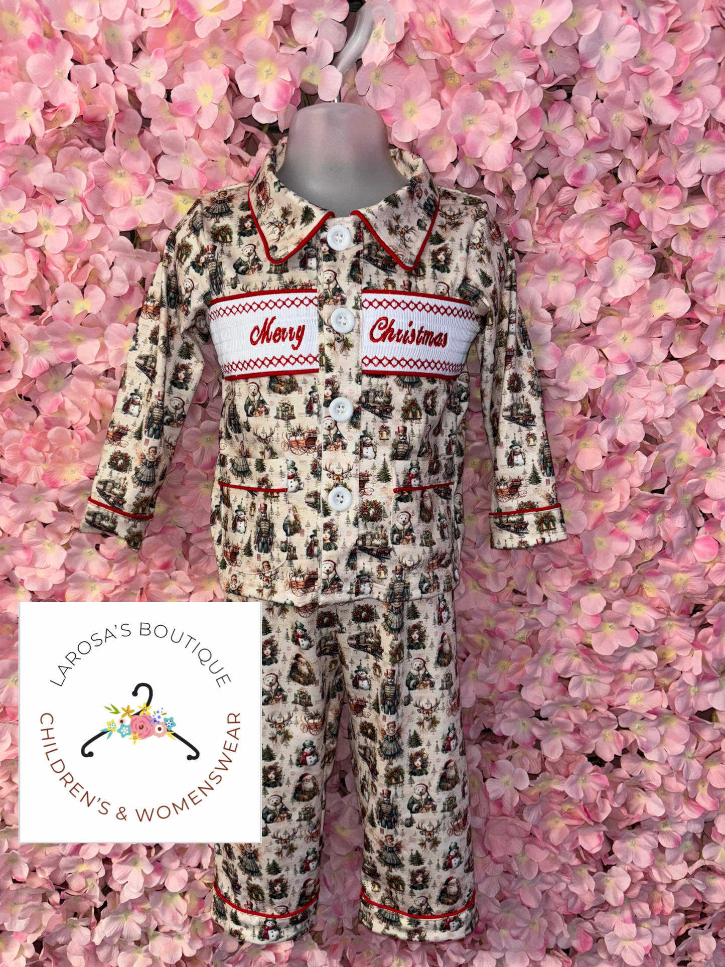 Christmas Smocked Pyjamas (BOYS)