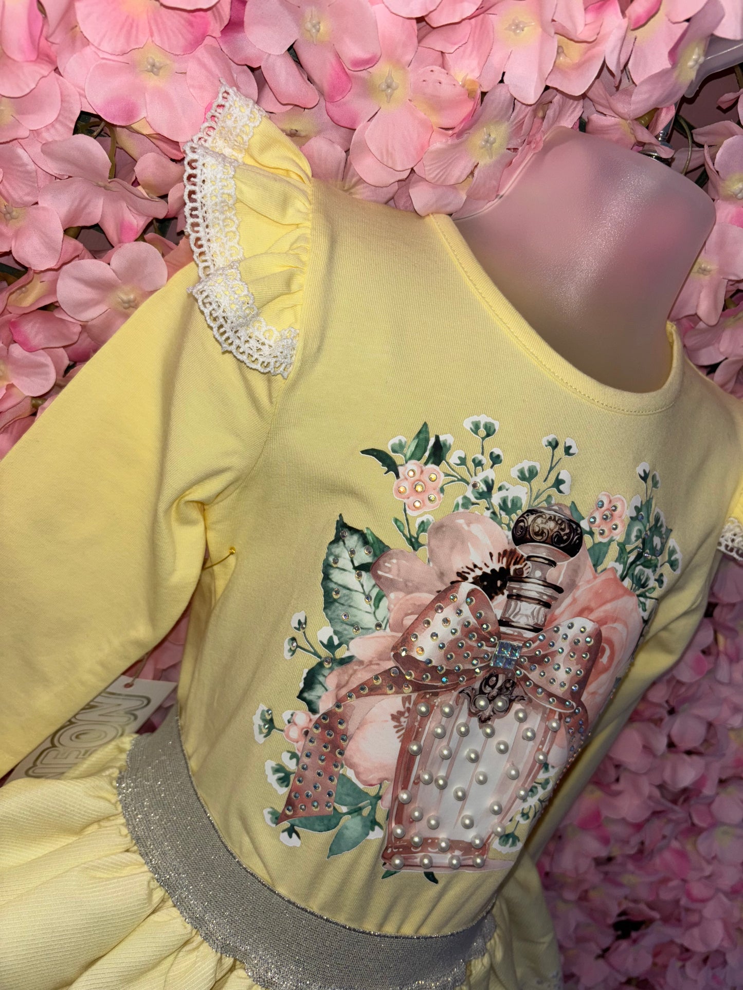 Perfume Bottle Skirt & Top Set