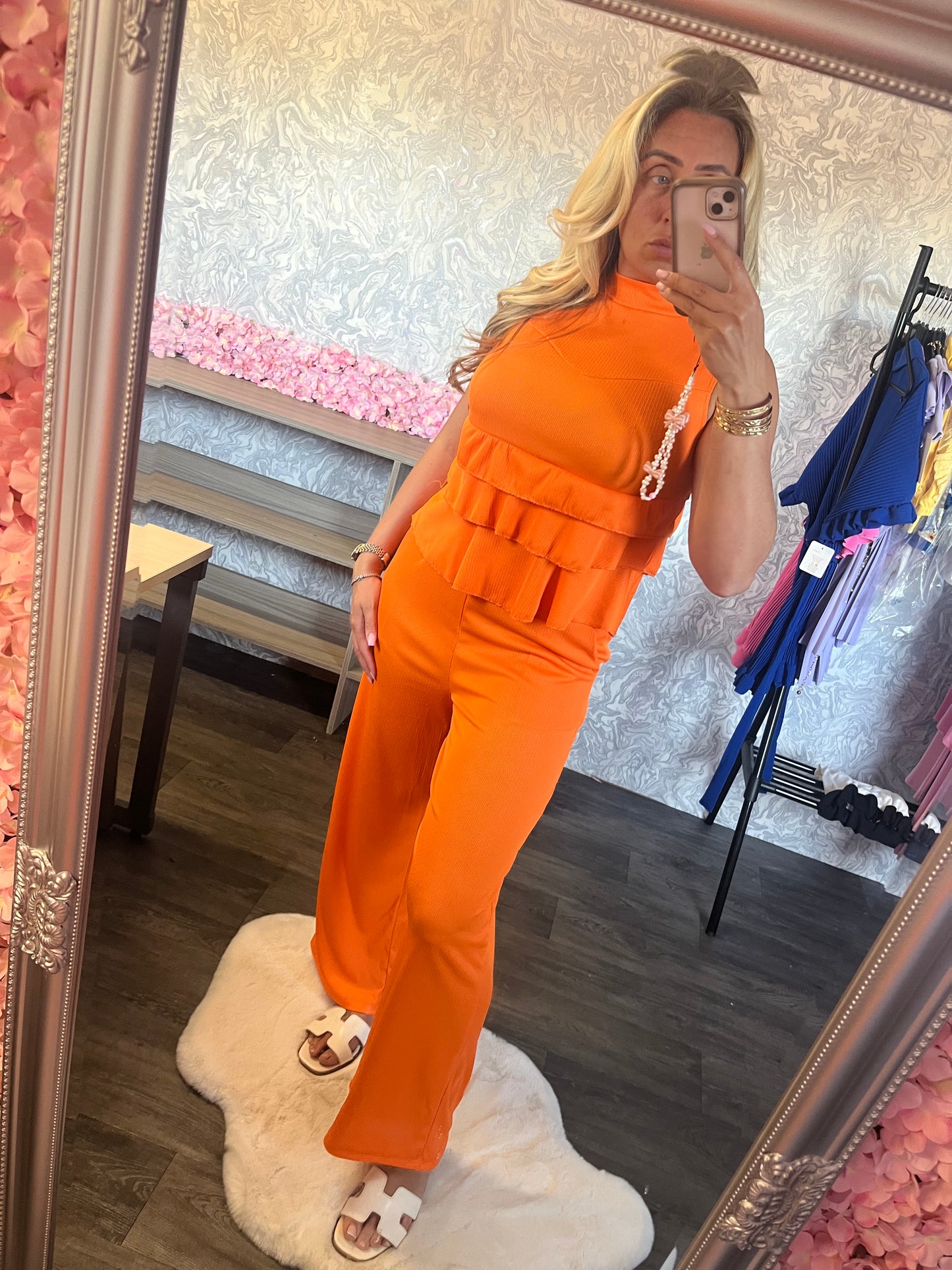 Frilly Waist 2 Piece Set