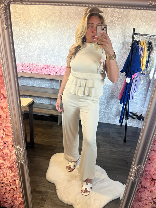 Frilly Waist 2 Piece Set