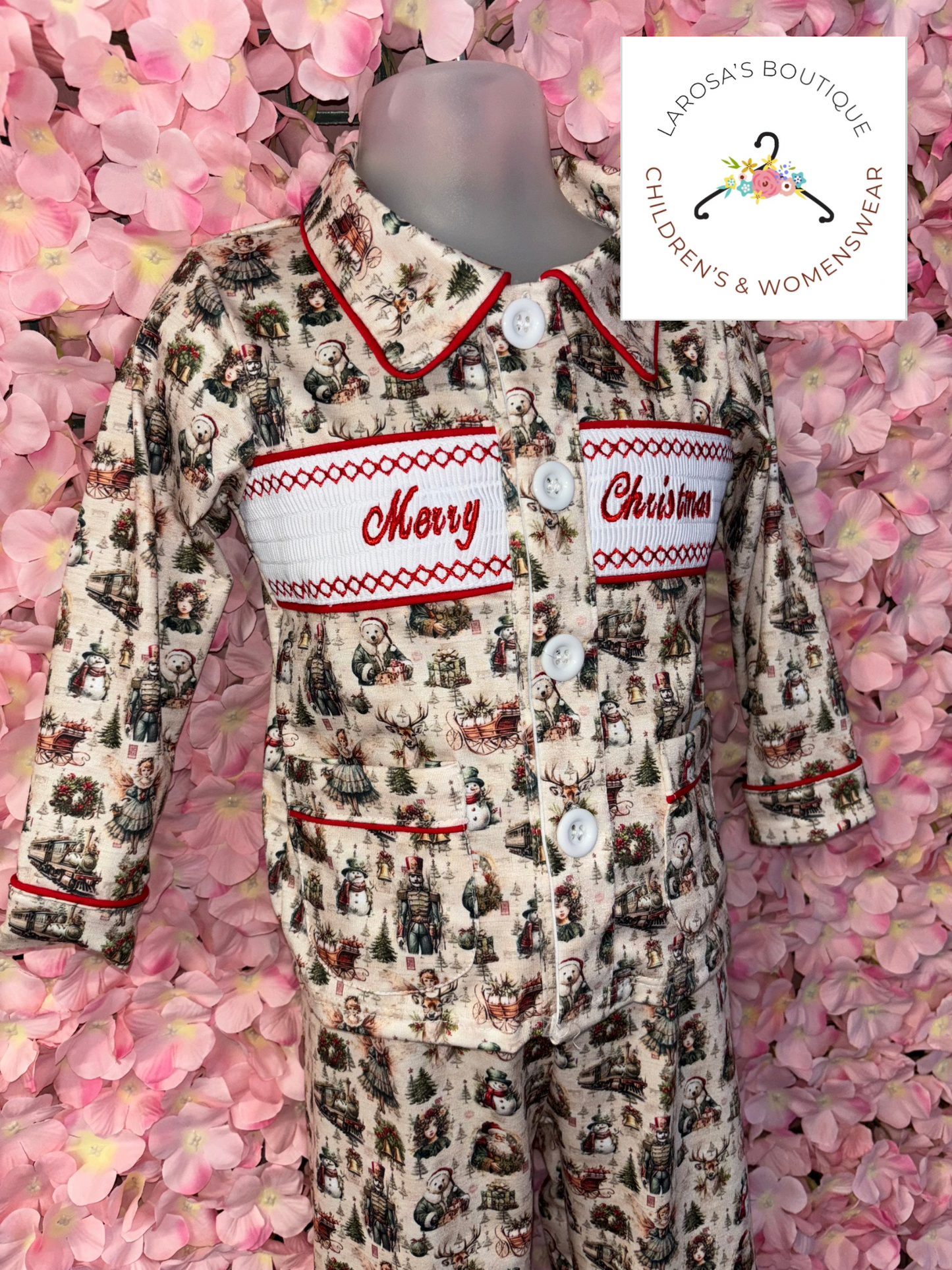 Christmas Smocked Pyjamas (BOYS)