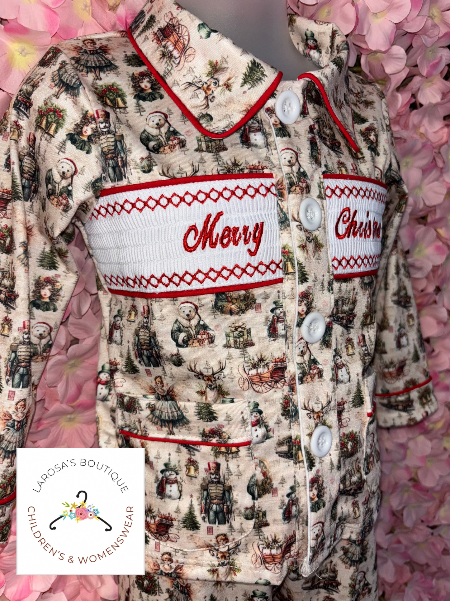 Christmas Smocked Pyjamas (BOYS)