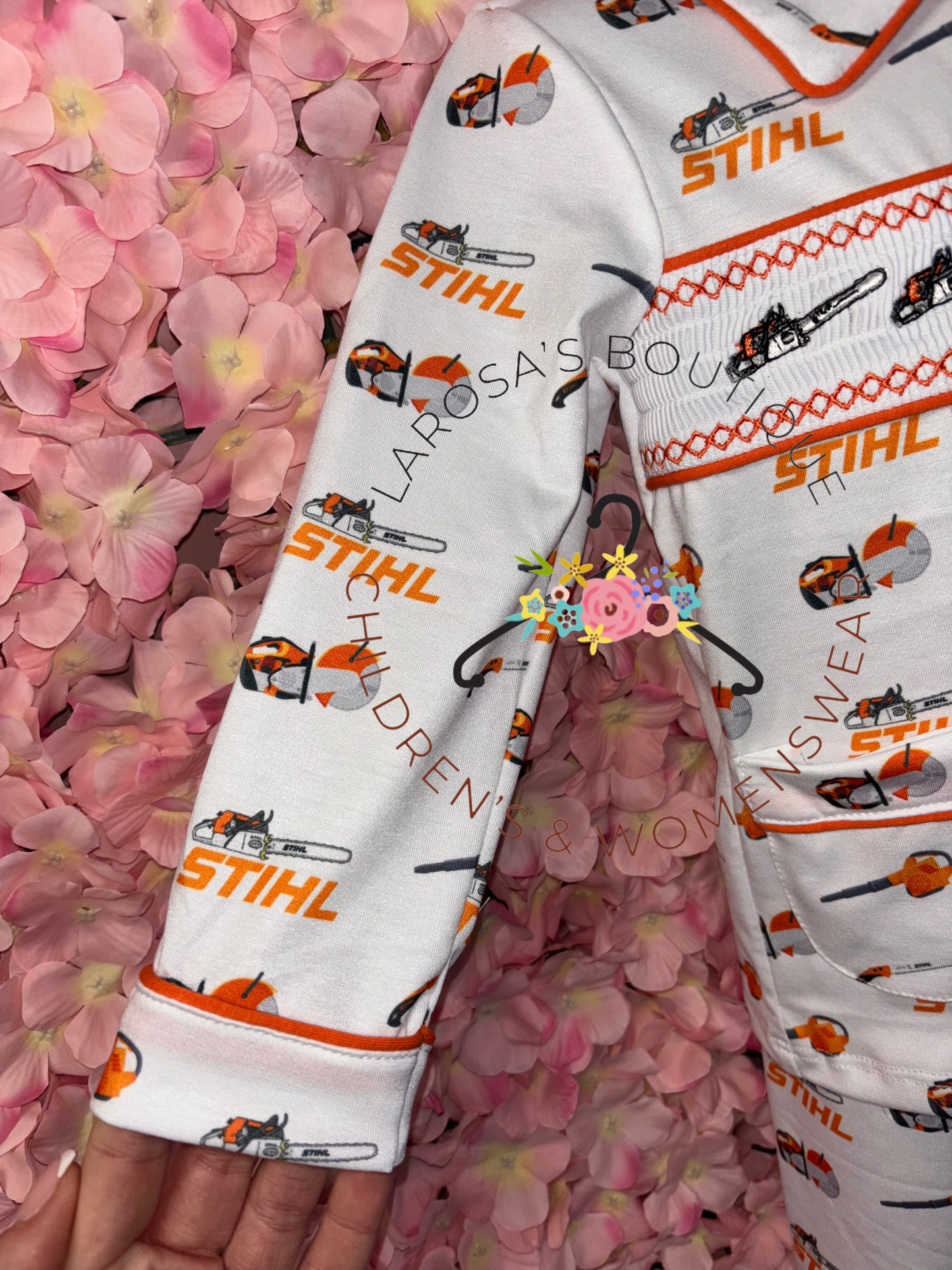 Boys STIHL Smocked Pyjamas
